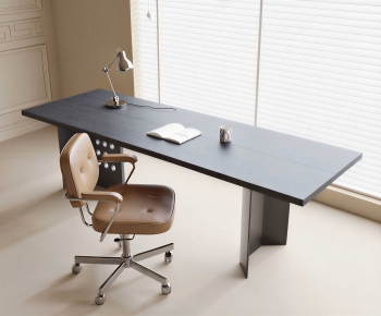 Modern Computer Desk And Chair-ID:691530775