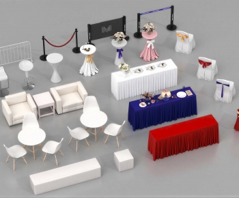 Modern Dining Table And Chairs-ID:372885943