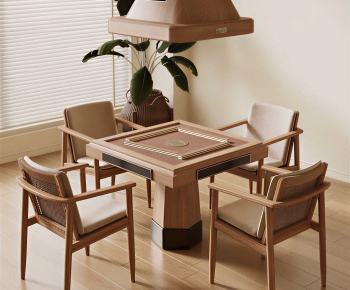 Modern Mahjong Tables And Chairs-ID:584737065