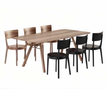 Nordic Style Dining Table And Chairs-ID:101630751