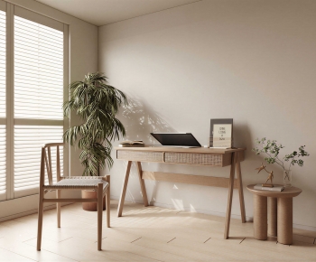 Modern Computer Desk And Chair-ID:300194982