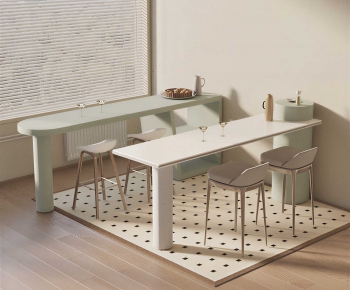 Modern Dining Table And Chairs-ID:618670027
