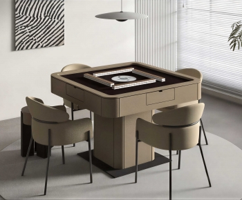 Modern Mahjong Tables And Chairs-ID:334688902