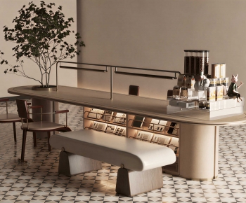 Modern Computer Desk And Chair-ID:423440967