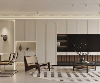 French Style A Living Room-ID:934818035