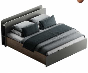Modern Double Bed-ID:635292053