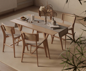 Modern Dining Table And Chairs-ID:125731953