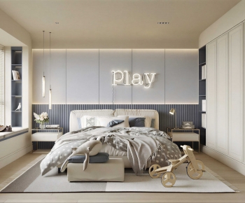 Modern Boy's Room And Son's Room-ID:109920528