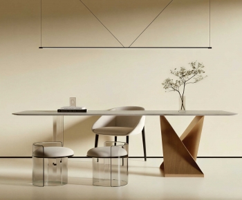 Modern Dining Table And Chairs-ID:687510974