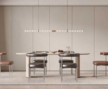 Modern Dining Table And Chairs-ID:877438071