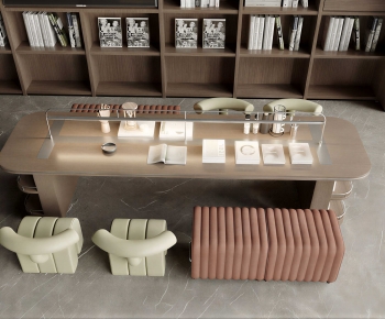 Modern Computer Desk And Chair-ID:190231088
