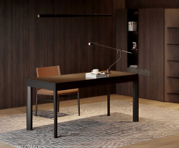 Modern Computer Desk And Chair-ID:688236952