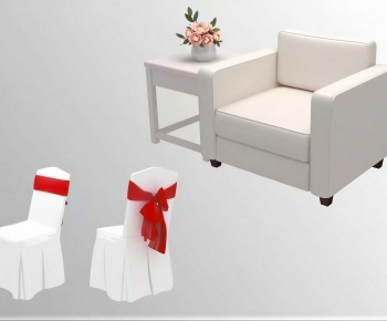 Modern Single Sofa-ID:347476016