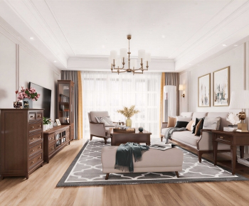 American Style A Living Room-ID:980542905