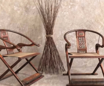 Chinese Style Lounge Chair-ID:731456041