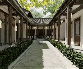 Chinese Style Courtyard/landscape-ID:678878077