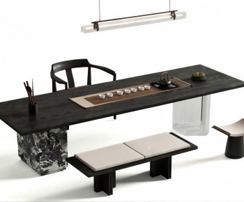 New Chinese Style Tea Tables And Chairs-ID:620369914
