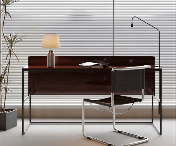 Modern Computer Desk And Chair-ID:791868934