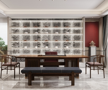 New Chinese Style Tea House-ID:944140911