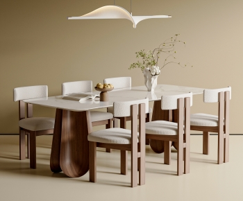 Modern Dining Table And Chairs-ID:443995003