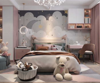 Modern Girl's Room Daughter's Room-ID:789258008