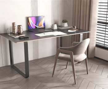 Modern Computer Desk And Chair-ID:200561059