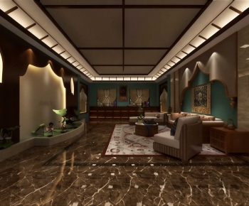 New Chinese Style Lobby Hall-ID:491758111
