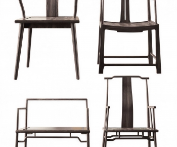 New Chinese Style Lounge Chair-ID:301167018