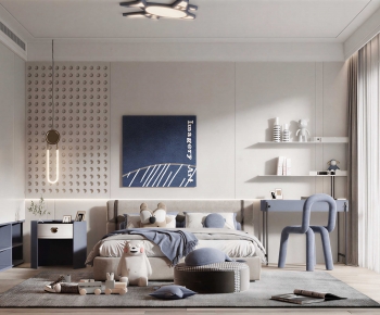Modern Boy's Room And Son's Room-ID:344465027