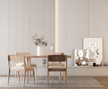 Nordic Style Dining Table And Chairs-ID:838052997