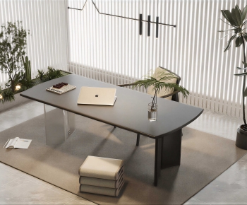 Modern Computer Desk And Chair-ID:708220034