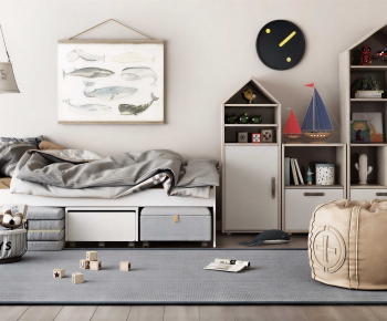 Modern Child's Bed-ID:980908922