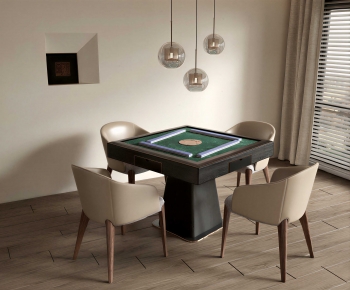 Modern Mahjong Tables And Chairs-ID:878470902