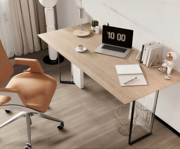 Modern Office Desk And Chair-ID:763792046