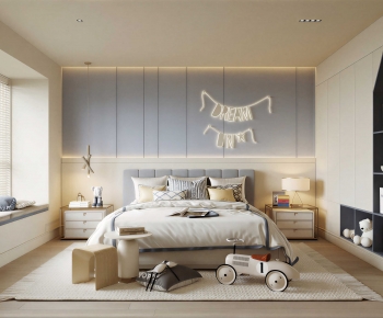 Modern Boy's Room And Son's Room-ID:718998928