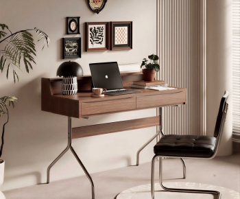 Modern Computer Desk And Chair-ID:657002934