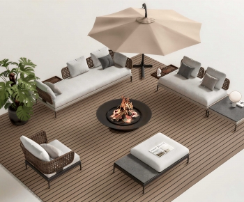 Modern Outdoor Sofa-ID:320521121
