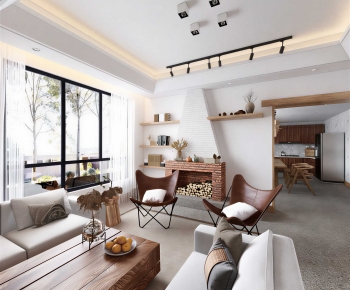 Modern A Living Room-ID:791914943