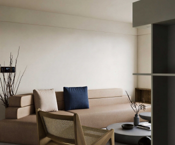 Wabi-sabi Style A Living Room-ID:711138019