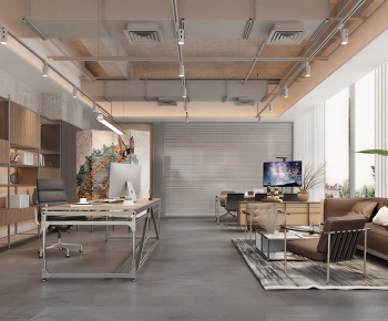 Industrial Style Manager's Office-ID:105330942