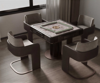 Modern Mahjong Tables And Chairs-ID:957849044