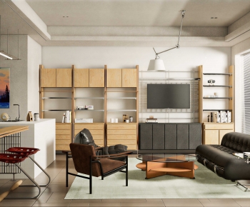 Modern A Living Room-ID:516549113