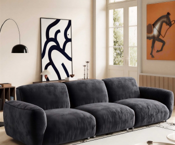 Modern Three-seat Sofa-ID:973958974