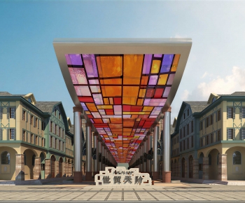 European Style Commercial Street-ID:610740284
