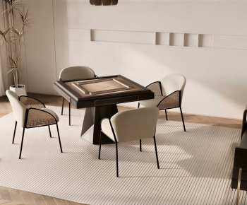 Modern Mahjong Tables And Chairs-ID:366695883