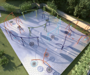 Modern Park Landscape-ID:749274977