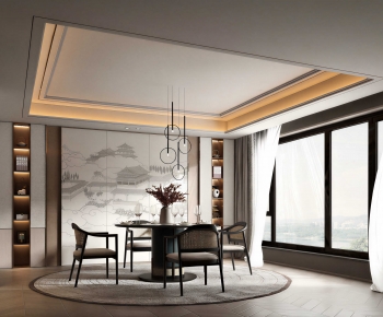 New Chinese Style Dining Room-ID:315819984