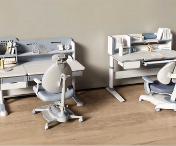 Modern Computer Desk And Chair-ID:656021121