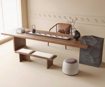 New Chinese Style Tea Tables And Chairs-ID:728913079