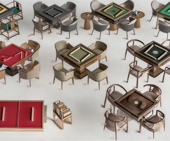 New Chinese Style Mahjong Tables And Chairs-ID:345890578